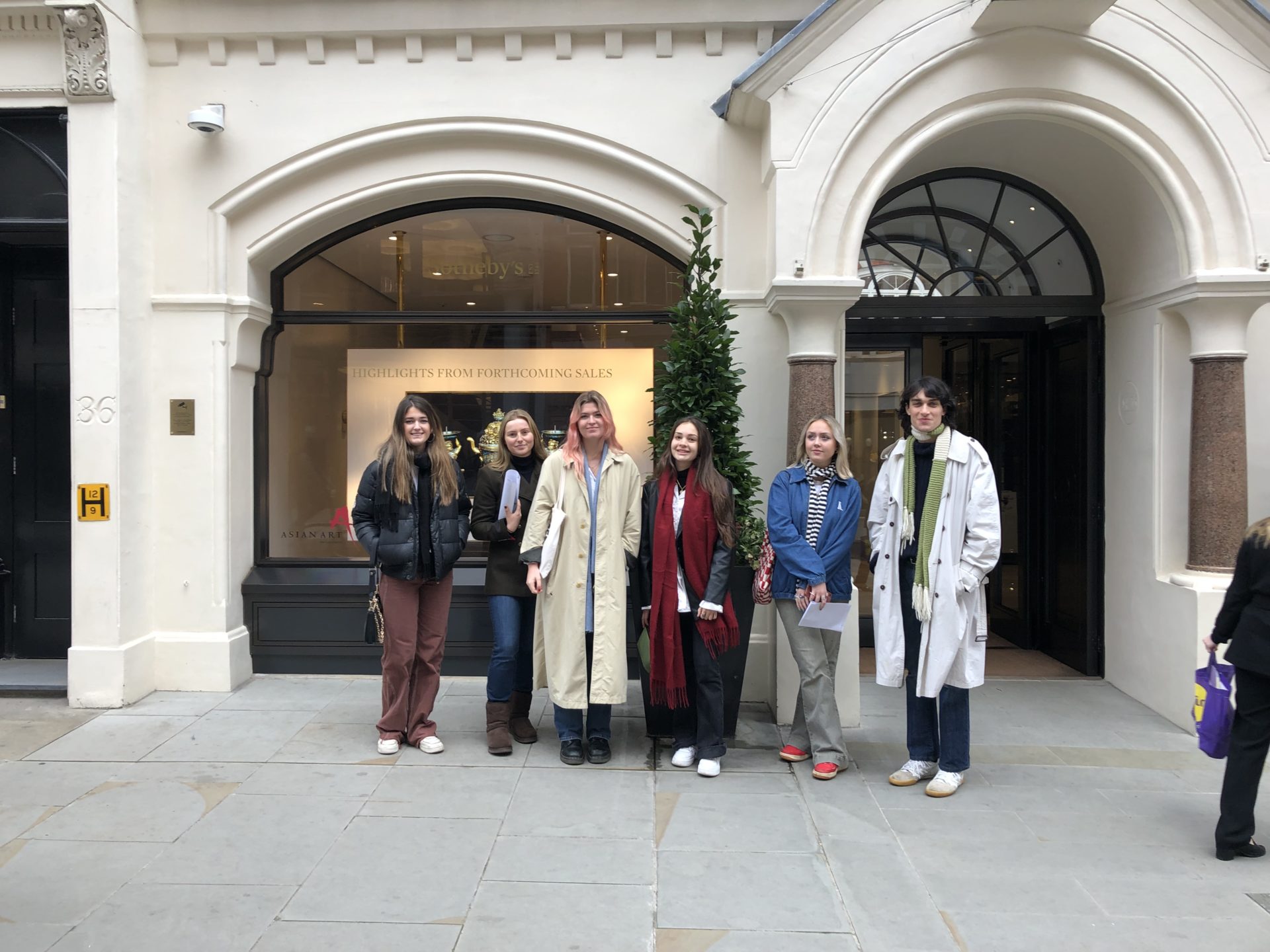 Art Market students field trip to London